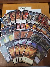 WoW - Lor Of 39 World Of Warcraft Cards *Includes Epics/Legendary (Already...