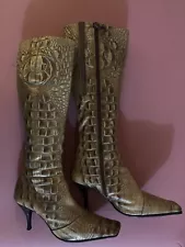 Alligator/Crocodile Women’s Boots Size 37/7.