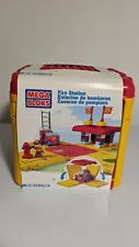 Mega Bloks My Builds Mini Bucket Firehouse Fire Station #790 40 Pieces Age 3+