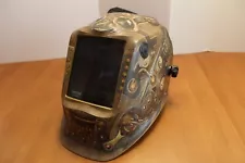 Lincoln Viking 3350 Steampunk Auto Darkening Welding Helmet w/4C Lens (K3428-4)