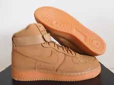 NIKE AIR FORCE 1 HIGH 07 LV8 WB "FLAX WHEAT 2018" WHEAT-GUM SZ 11 [882096-200]