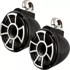 Wet Sounds REV 10 Swivel Clamp Tower Speakers - Black (Pair) - Used Good