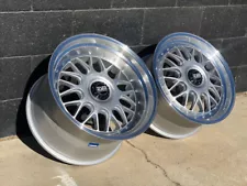 ESM 004 SL Wheels Rims 18x11 18x8.5 5x130 Porsche 996 Turbo *requires spacer