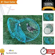 Humane 12-Inch Green Bird Trap with Instructions - Perfect for Pigeons & Quails