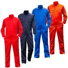 Coveralls for Industrial Use Long sleeves front zip closure 5 pockets polycotton