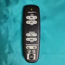 Craftmatic Adjustable Bed Craft 1 Remote Control - Tested