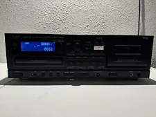 TEAC Compact Disc Recorder/Reverse Cassette Deck AD-RW900 See Photos Great shape