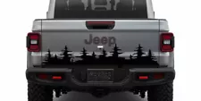 Pine trees Decal For JEEP Gladiator tailgate fit others.