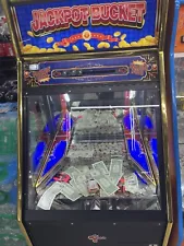 Quarter Pusher Machine With Bill Coin Changer And Bonus Hole