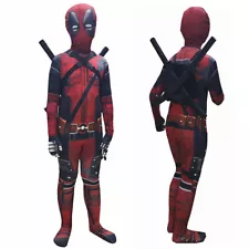 Cosplay Deadpool 3 Superheroes Jumpsuits Bodysuit Costume Halloween for Kids Men