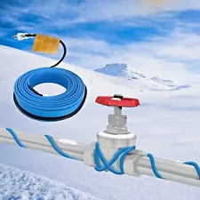 MAXKOSKO Water Pipe Heat Tape Keeps Water Flowing at -40°F, 120V 5W/FT