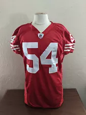 2008 San Francisco 49ers Player #54 Game Jersey Red Reebok Size 54