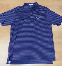 Peter Millar Mens Scotty Cameron Titleist M Polo Golf Shirt Scotty Crown Purple