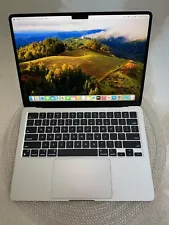 2022 A2681 Apple Macbook Air 13.6" M2 256gb 8gb STL Mac14,2 MLY13LL/A #1076