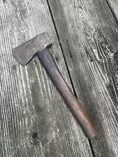 Early Antique PENNSYLVANIA BELT AXE Hatchet Hand Forged Primitive Orig. Handle