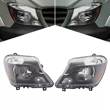 For Mercedes Sprinter 2014 2015 2016 2017 2018 Halogen Headlight Left/Right Pair