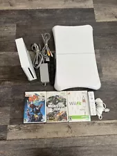 Nintendo Wii Fit Console Bundle Balance Board Controller Nunchuck