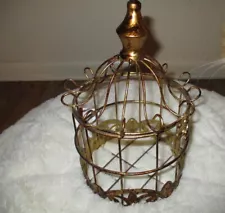 Vintage bird cages for sale, New, Golden color