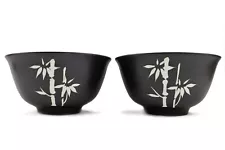 2 Piece Large Japanese Noodle Bowl Set ~ 45-Ounce Porcelain Ramen Noodle Bowls