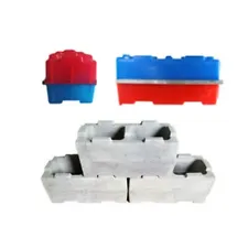 Concrete Brick Mold Interlocking Hollow Wall Construction Blocks Plastic Moulds