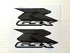 Real Carbon Fiber For GSX-R 1000 GSXR 600 750 Gas Tank 3D Decal Fairing Sticker (For: 2002 Suzuki GSXR600)