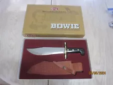 CASE XX USA 9 DOT BOWIE KNIFE IN BOX W/ SHEATH & PAPERWORK-PRIMO CONDITION!