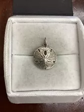 James Avery Sterling Silver Sand Dollar Pendant