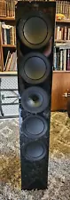 KEF R11 Series Passive 3-Way BLACK Floorstanding Speaker - Gloss Black - POOR