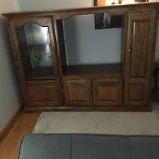 Vintage Display Cabinet - TV Entertainment Center