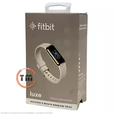 Fitbit Luxe Fitness & Wellness Tracker Smart Wearable - Lunar White (FB422GLWT)™