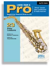 SANTORELLA LEARN FROM A CPRO BEGINNING METHOD BOOK & CD FOR ALTO SAX NEW ON SALE