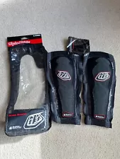 Troy Lee Designs KGL5450 Knee Shin Guards 528003203 NEW X Small For 70-90 Lbs