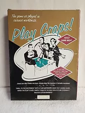 CRAPS By RESTORATION HARDWARE Felt Craps Table Cvr Adult Game Casino Night NRFP