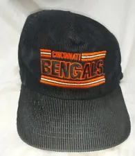 Cincinnati Bengals Vintage 90's Drew Pearson Youngan Corduroy Snapback Cap Hat