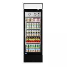 Fricool 23" Single Glass Door Merchandiser Refrigerator Beverage Cooler NEW