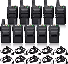 RT19 Walkie Talkies with Earpiece,Portable FRS Two-Way Radios,1300Mah Battery,Me