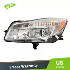 Driver Headlight For 2011-2013 Buick Regal Halogen Chrome Clear Left Headlamp