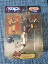 2000 RANDY MOSS Starting Lineup Elite ACTION FIGURE + Pacific CARD New/Sealed