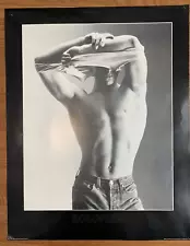 Vintage Original Soloflex Man 1984 Poster hot bod guy Fitness Gym