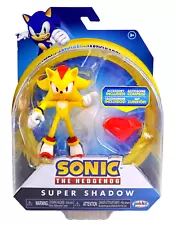 NEW SEALED 2021 Sonic The Hedgehog 4" SUPER SHADOW w/ Red Chaos Emerald