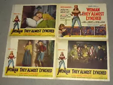 Woman They Almost Lynched Original 4 LCs Movie Lobby Cards