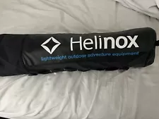 Helinox Lite Cot Outdoor Packaging Aluminum Frame Color Black