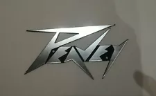 Silver Peavey logo with spikes 160mm = 6.29inch