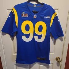 Los Angeles Rams Aaron Donald Super Bowl LVI Jersey Authentic Nike - Size Small