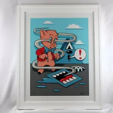 Year of the PIG ARTIST PROOF BY GREG MIKE (FRAMED) +COA INCLUDED