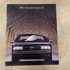 1996 Chevrolet "IMPALA SS" Sales Brochure Catalog