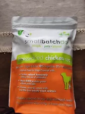 Smallbatch Pets Freeze-Dried Premium Raw Food Diet for Dogs, 25oz, Chicken NIB