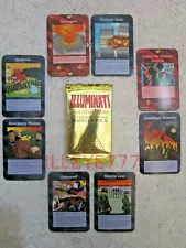 Illuminati Card Game INWO 1995 1 Booster Pack NEW WORLD ORDER NUKE EPIDEMIC