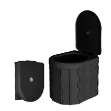 Portable Toilet for Camping - Foldable Travel Potty for Adults and Kids