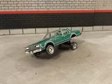 1985 Chevy Impala Lowrider Lifted Customized 1/64 Diecast Car 3 Wheeling